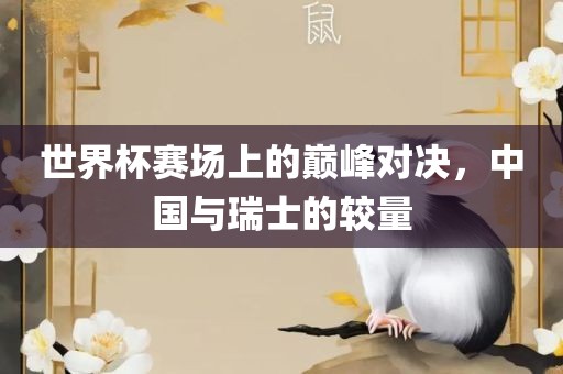 世界杯赛场上的巅峰对决，中国与瑞士的较量