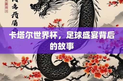 卡塔尔世界杯，足球盛宴背后的故事