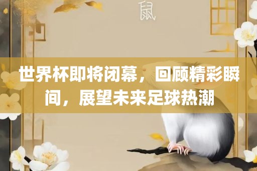 世界杯即将闭幕，回顾精彩瞬间，展望未来足球热潮