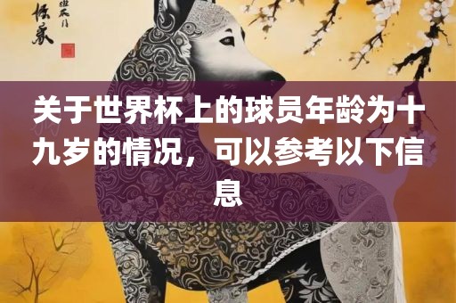 关于世界杯上的球员年龄为十九岁的情况，可以参考以下信息