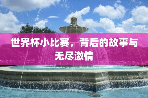 世界杯小比赛，背后的故事与无尽激情