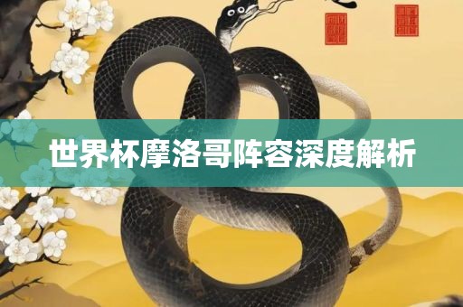 世界杯摩洛哥阵容深度解析