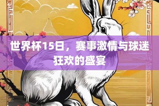 世界杯15日，赛事激情与球迷狂欢的盛宴