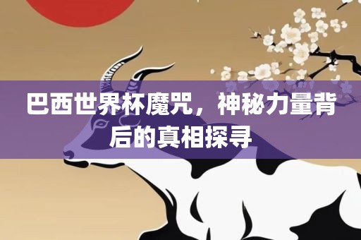 巴西世界杯魔咒，神秘力量背后的真相探寻