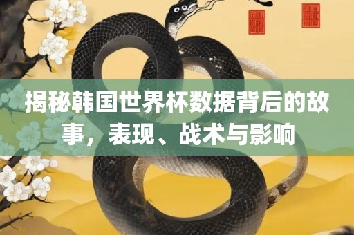 揭秘韩国世界杯数据背后的故事，表现、战术与影响